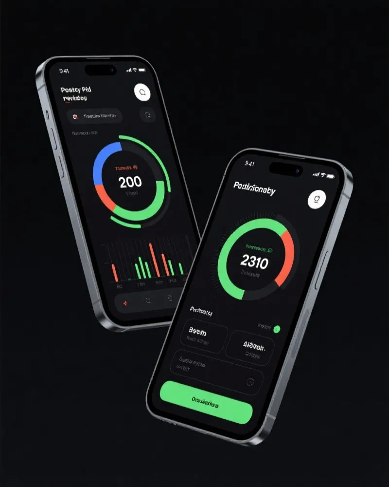 篮球预测网 App 界面展示